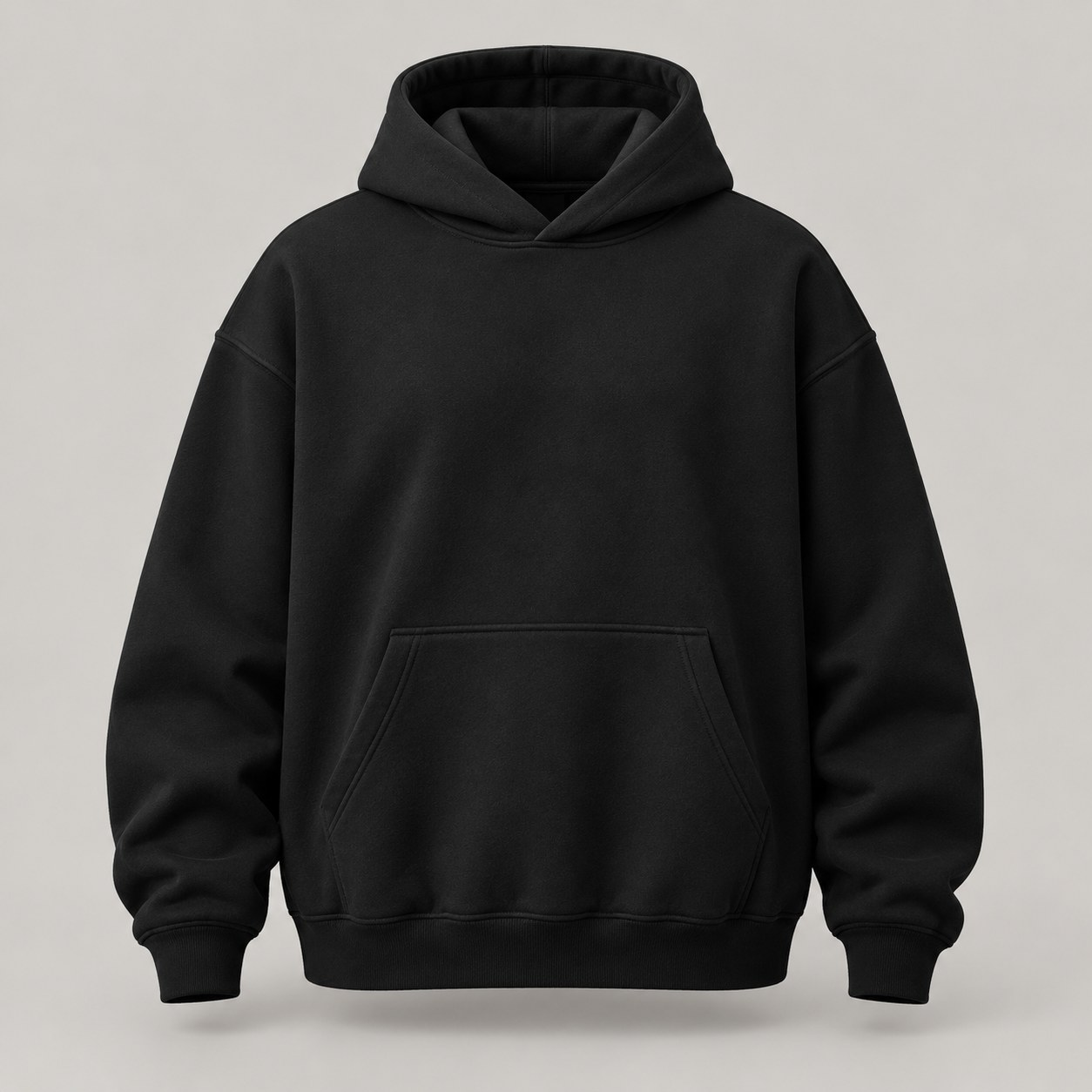 Essential Hoodie — Black