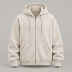 Zip Hoodie — Oat