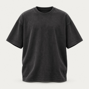 Oversized Tee — Washed Black